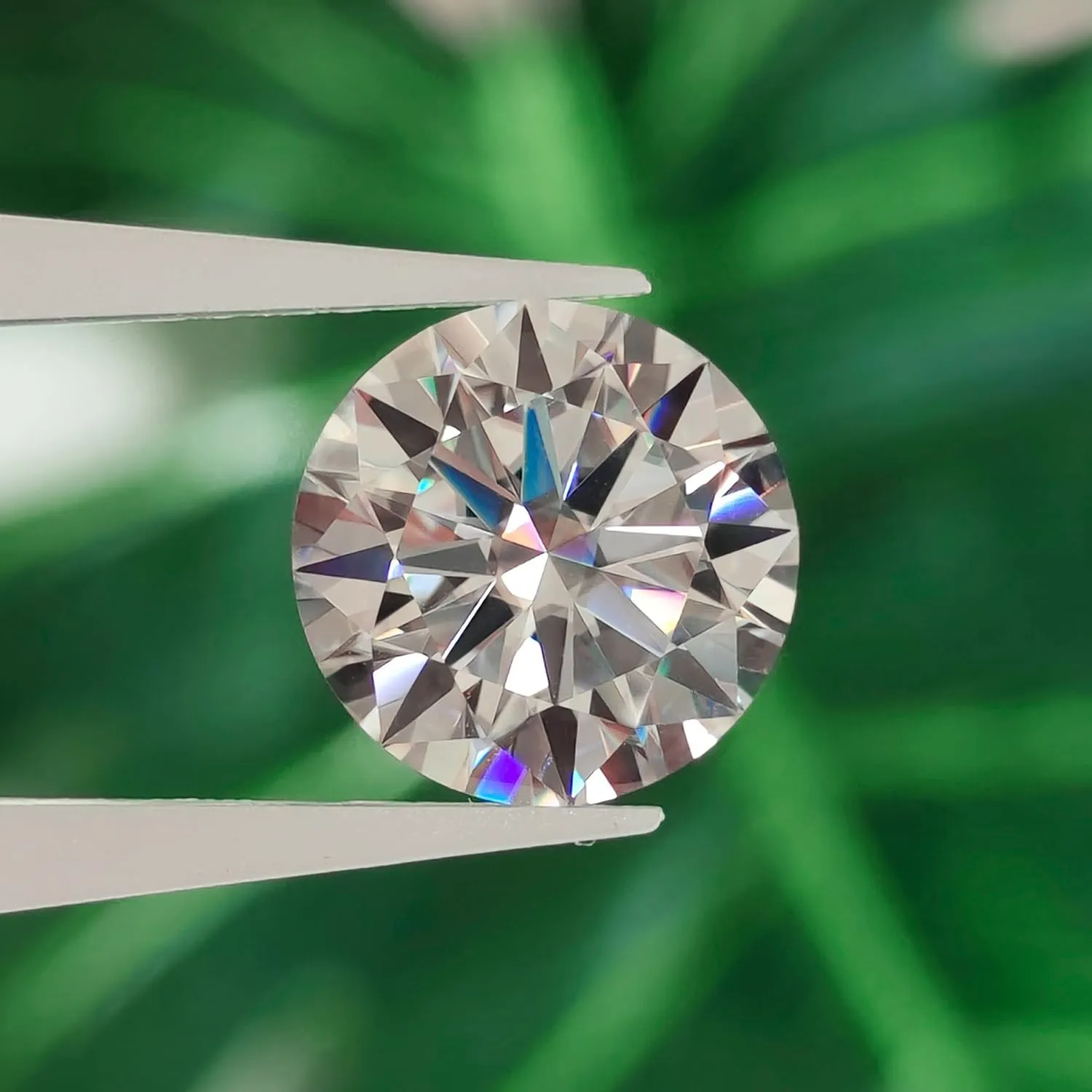 Real D Colorless Moissanite Loose Gemstone Lab Diamond VVS1 Clarity Round Brilliant Cut For Jewery Making With GRA Certificate