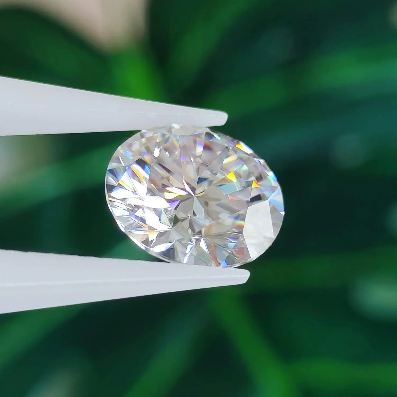 Real D Colorless Moissanite Loose Gemstone Lab Diamond VVS1 Clarity Round Brilliant Cut For Jewery Making With GRA Certificate