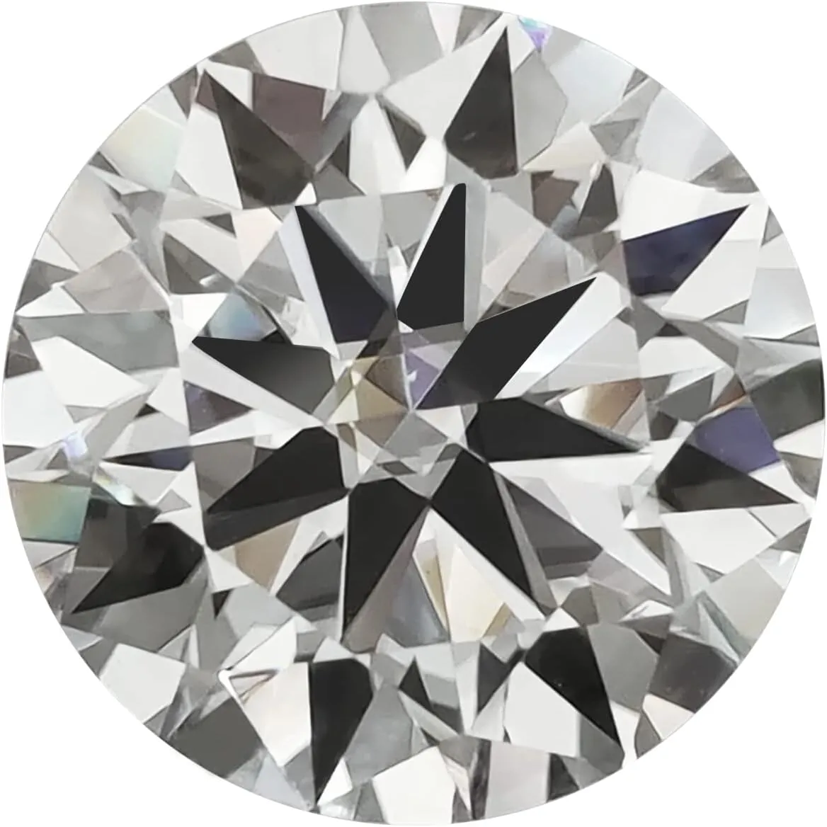 Real D Colorless Moissanite Loose Gemstone Lab Diamond VVS1 Clarity Round Brilliant Cut For Jewery Making With GRA Certificate