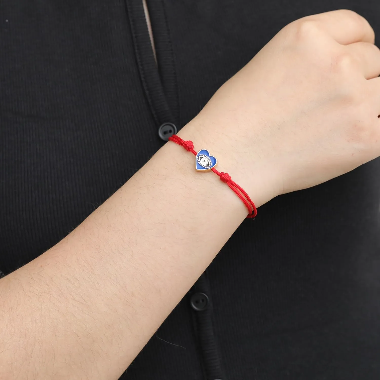 Red String Bracelets for Women Gold Luck Charm Bracelet Evil Eye Cross Bracelet Volleyball Basketball Bracelet for Men