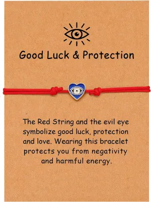 Red String Bracelets for Women Gold Luck Charm Bracelet Evil Eye Cross Bracelet Volleyball Basketball Bracelet for Men