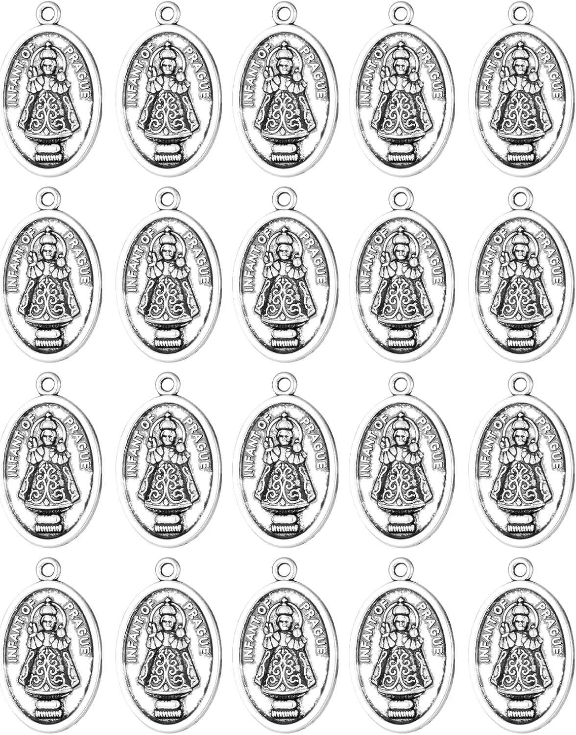 Saint Mother Teresa of Calcutta/Holy Family/The Divine Mercy/Therese of Lisieux/Ecce Homo Mater Dolorosa Medallion Pendant for DIY Rosary Chaplet Parts