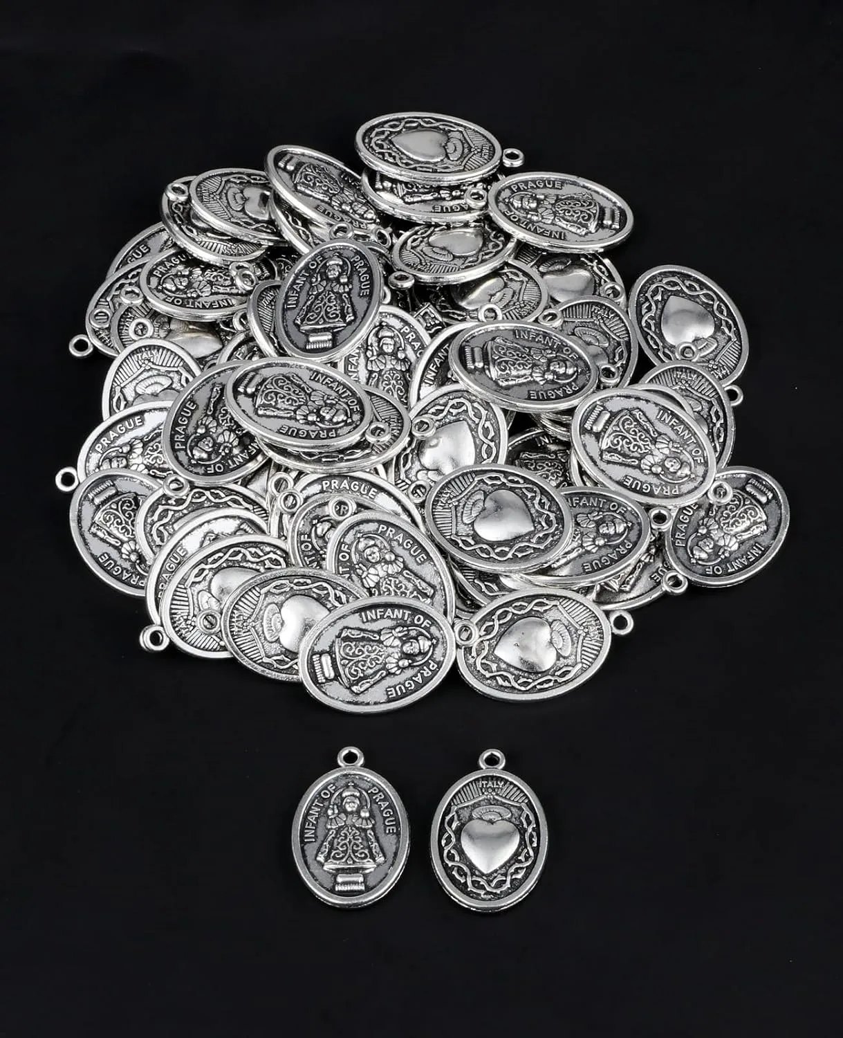 Saint Mother Teresa of Calcutta/Holy Family/The Divine Mercy/Therese of Lisieux/Ecce Homo Mater Dolorosa Medallion Pendant for DIY Rosary Chaplet Parts