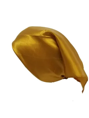 Sikh hindu kaur singh golden plain bandana head wrap gear wedding marriage rumal