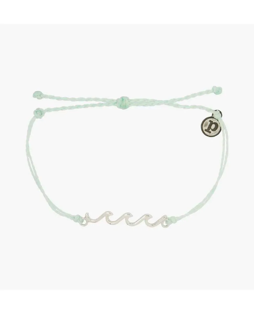 Silver Delicate Wave Bracelet