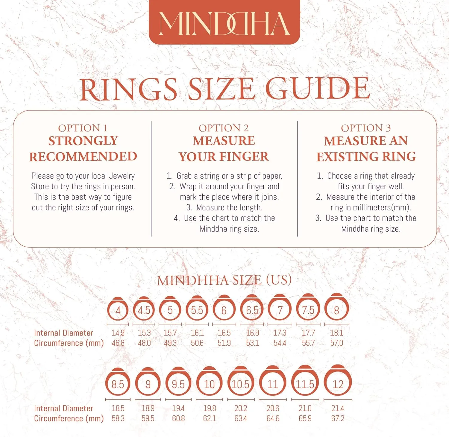 Silver Rings| Silver Rings for Women| Fidget Ring| Stacking Rings| Anxiety Ring| 14K White Gold Plated Rings- Interlocking Ring for Women and Men- 2mm 3mm Each Band Size 4-12