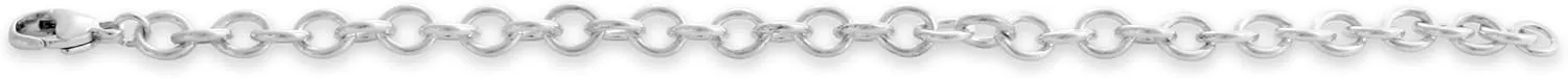 Sterling Silver 5.5mm Thick Necklace Extender 2"-6"