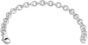 Sterling Silver 5.5mm Thick Necklace Extender 2"-6"