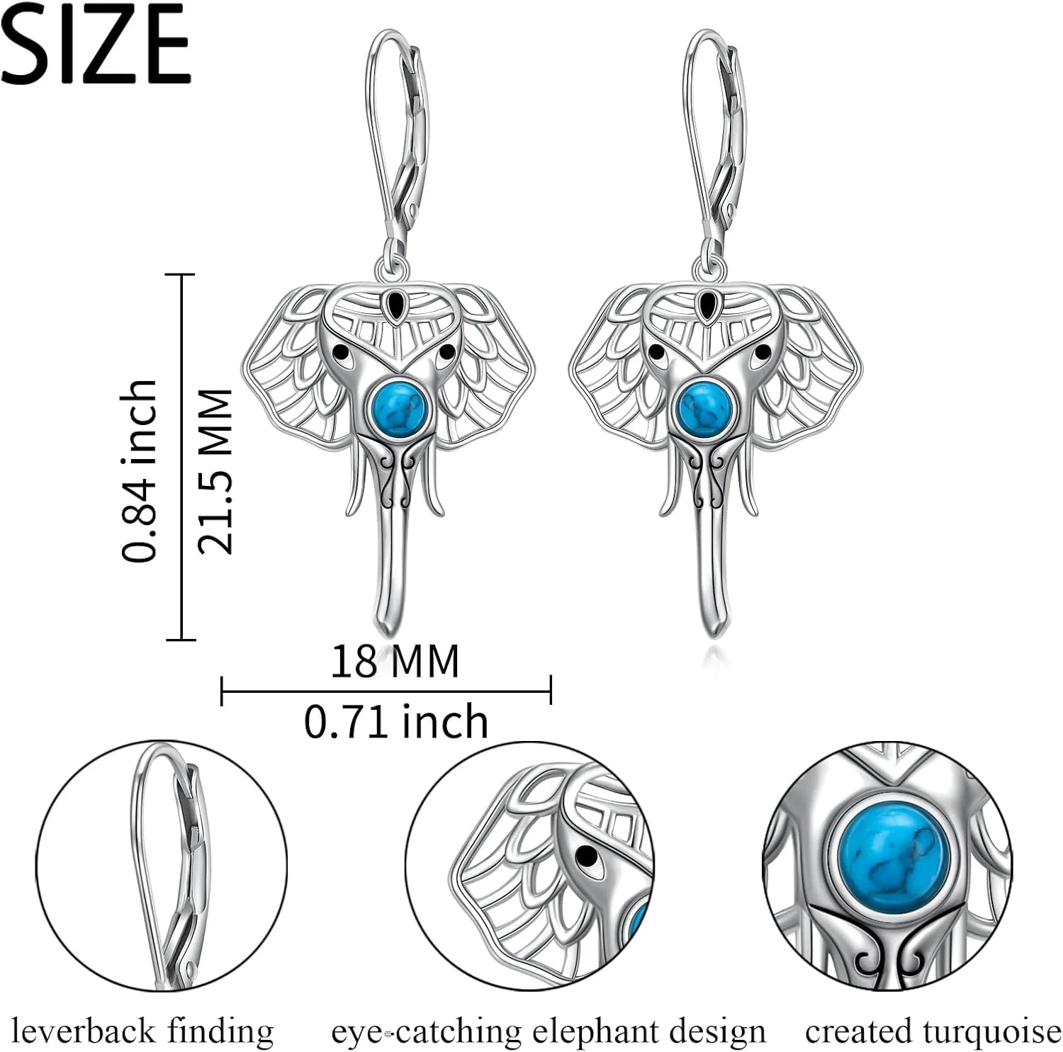 Sterling Silver Leverback Dangle Earrings for Women Teardrop Filigree 14K Gold Plated Dangly Earrings Mothers Day Gift