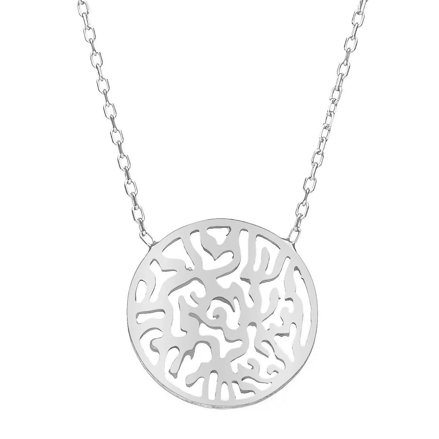 Sterling Silver Shema Israel Necklace - Hebrew Prayer Pendant - Jewish Jewelry for Women & Girls