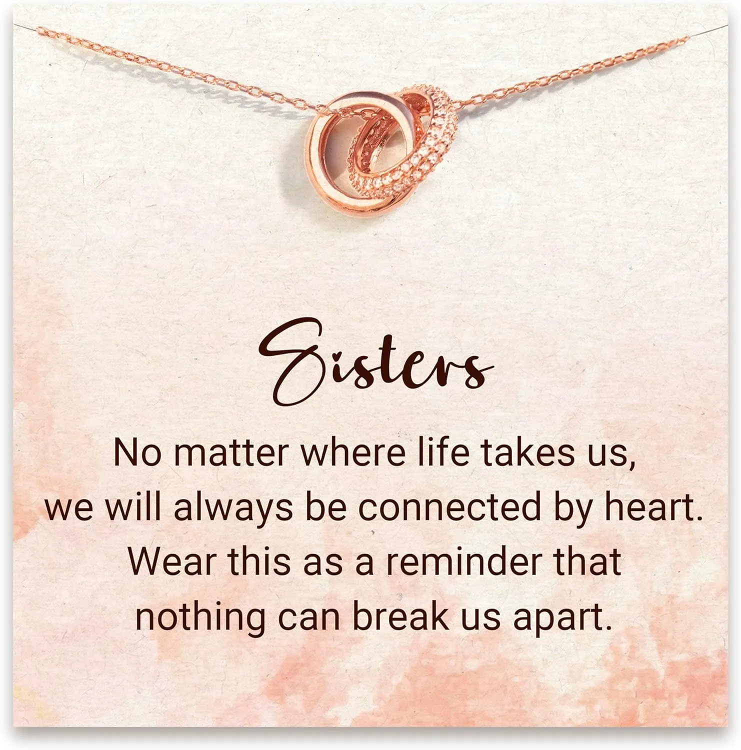 STORYJEWELLERY Sister Necklaces for Women, Sister Jewelry, Gifts for Sisters, 925 Sterling Silver Necklace, Birthday Gifts for Sisters, Sterling Silver Jewelry