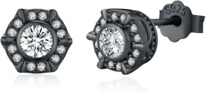 Stud Earrings 925 Sterling Silver Stud Earrings for Mens Womens Pierced Mens Earrings Jewelry Gift for Father's Day Gifts