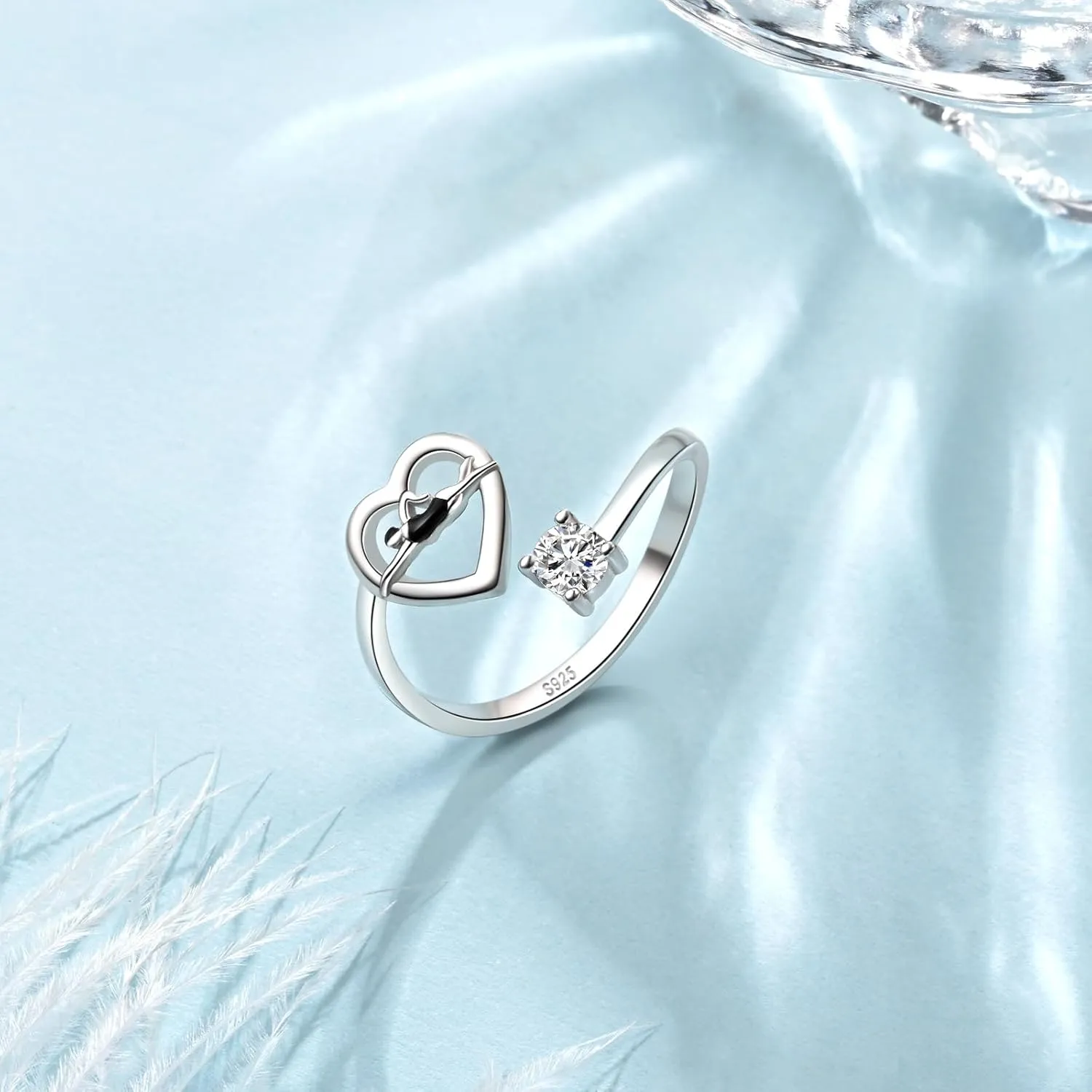 Swimming Jewelry - 925 Sterling Silver Swimming Pendant Necklace Rings Earrings Bracelet for Swimming Lovers Women