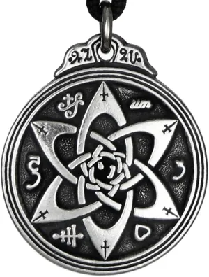 Talisman for Poets, Writers and Actors Amulet Pentacle Necklace