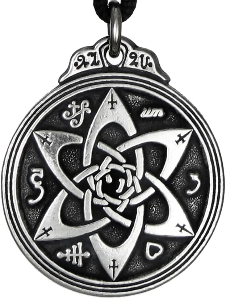 Talisman for Poets, Writers and Actors Amulet Pentacle Necklace