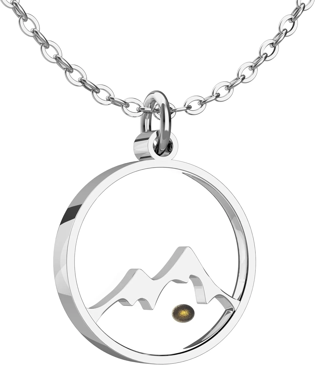 The Positive Christian Faith of a Mustard Seed Necklace - Adjustable 20" Stainless Steel Mustard Seed Necklace For Women -Christian Jewelry - Faith Jewelry Gift/Christian Gifts for Women