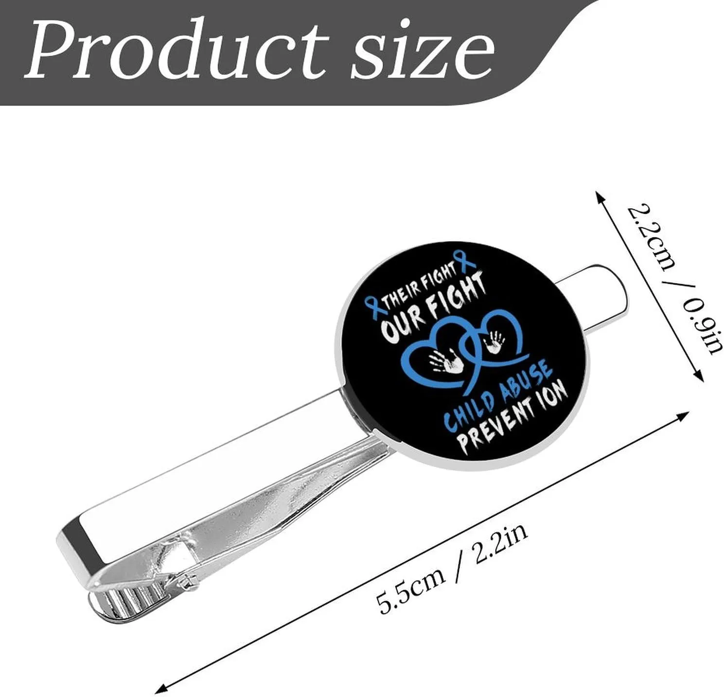 Tie Clip for Men,Round Tie Bar Clips And Cufflinks Set for Luxury Clothing Accessories 2 Pcs