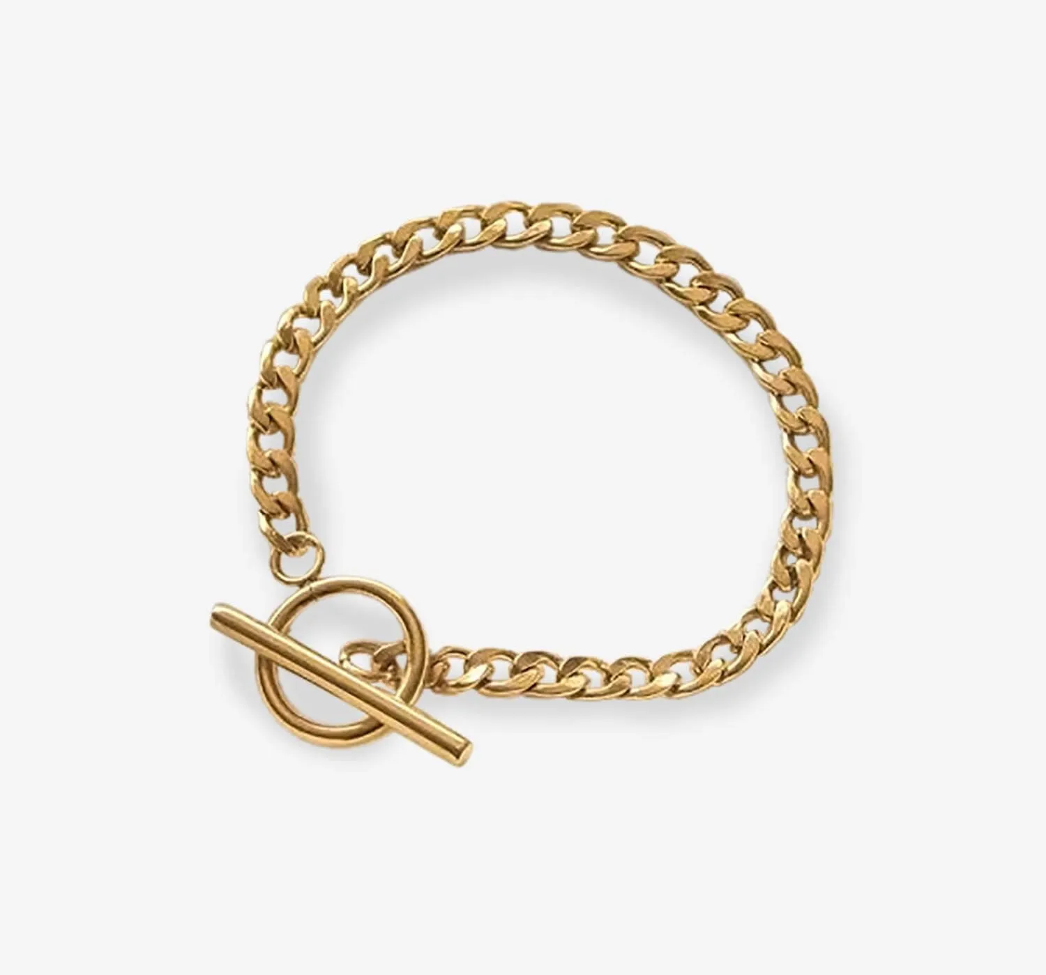 Toggle Chain Bracelet | Gold