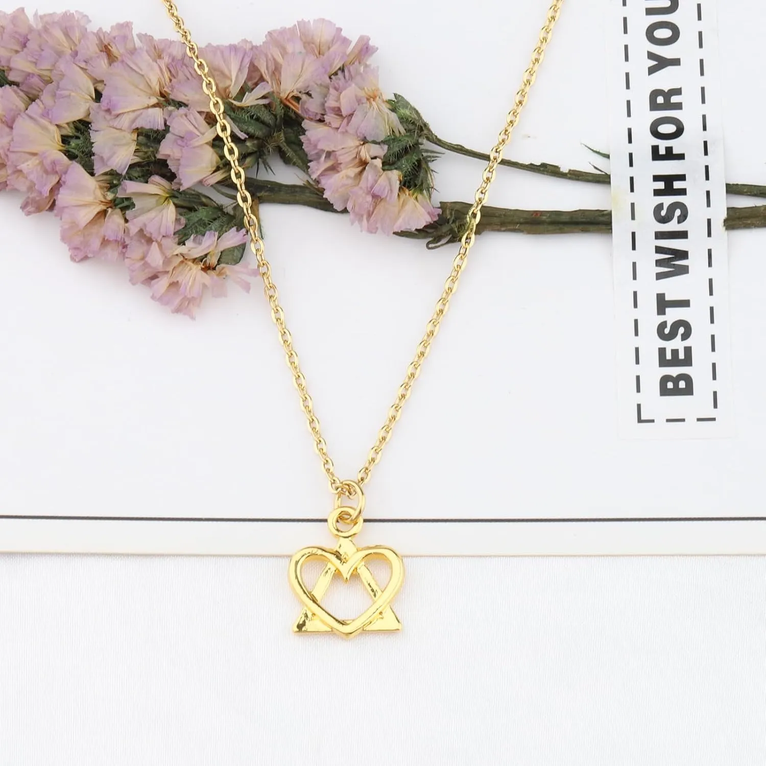 UJIMS Adoption Gift Adoption Triad Symbol Bracelets Gotcha Day Jewelry Adoption Heart Pendant Necklace for Stepmom Stepdaughter