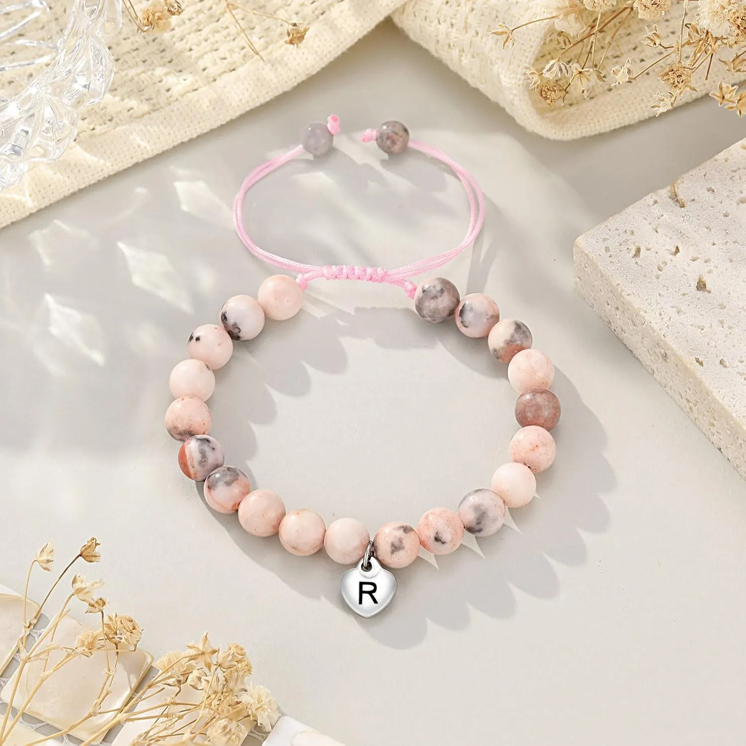 UNGENT THEM Letter Initial Charm Bracelets Gifts for Teen Girls Jewelry Women Teenage Teen Birthday Christmas Valentines