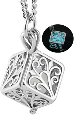 Wishing Tree Luminous Stone Necklace for Women,Mood Necklace,Christmas Tree Necklace, Christmas Gifts for Lovers and Friends