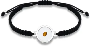 WKXZMTR Mustard Seed Charm Handmade Braided Rope Bracelets Women's Christian Bracelet Christian Themed Jewelry