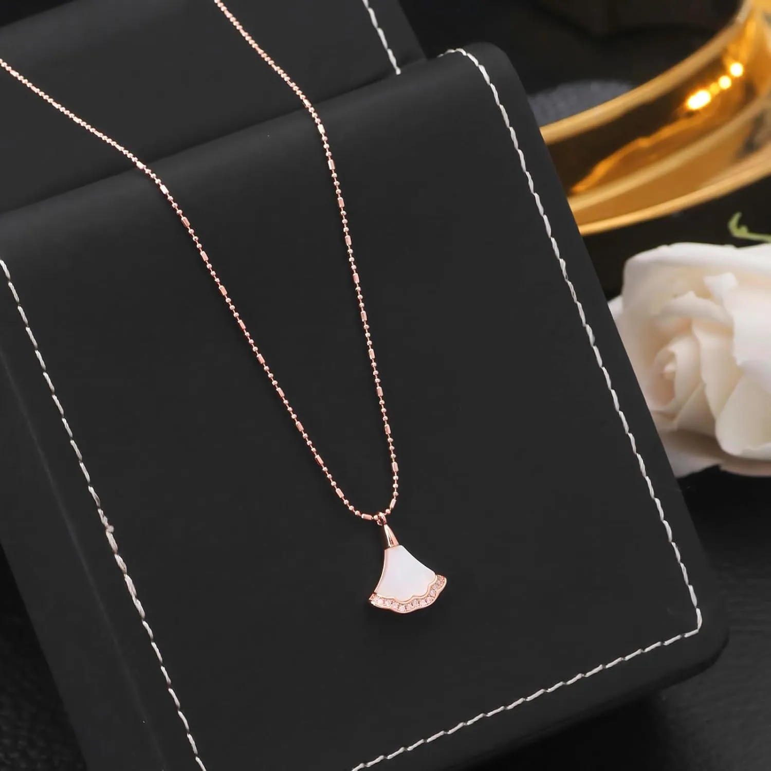 Women's Gold Necklace, 18K Gold Plated Necklace