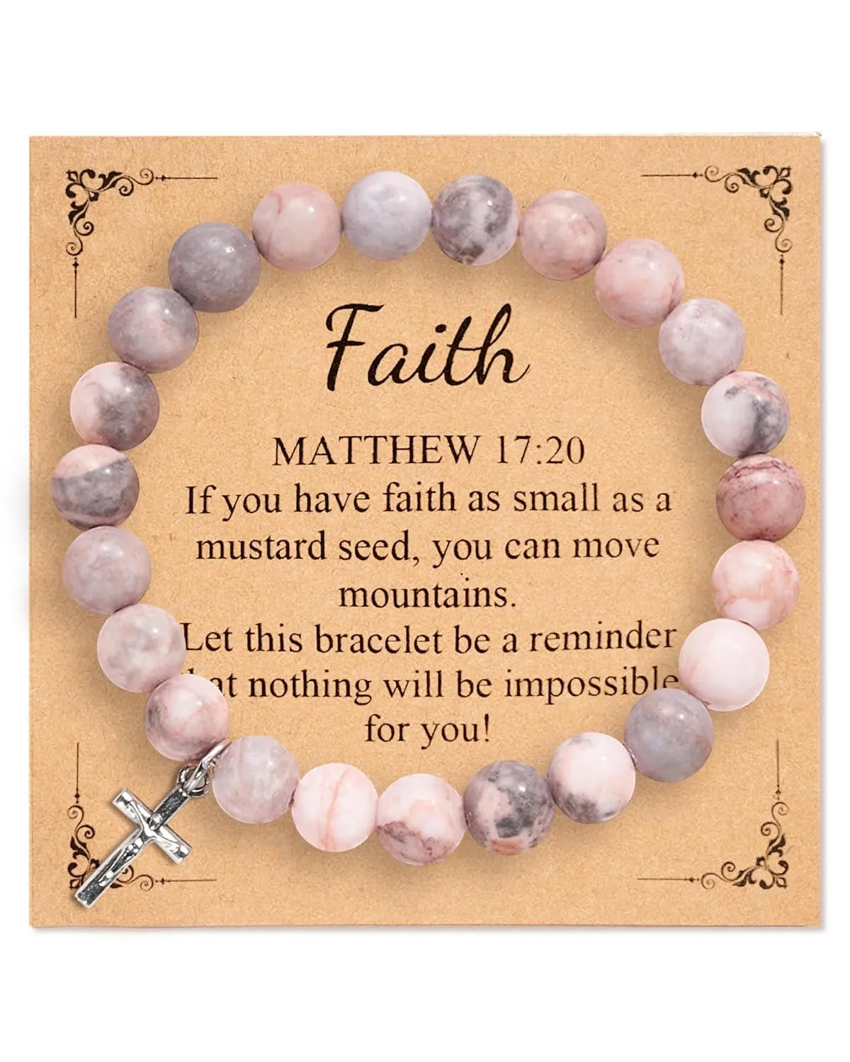 WWJD What Would Jesus Do Serenity Prayer Christian Religious Cross Bracelet for Women Teen Girls Gifts Jewelry