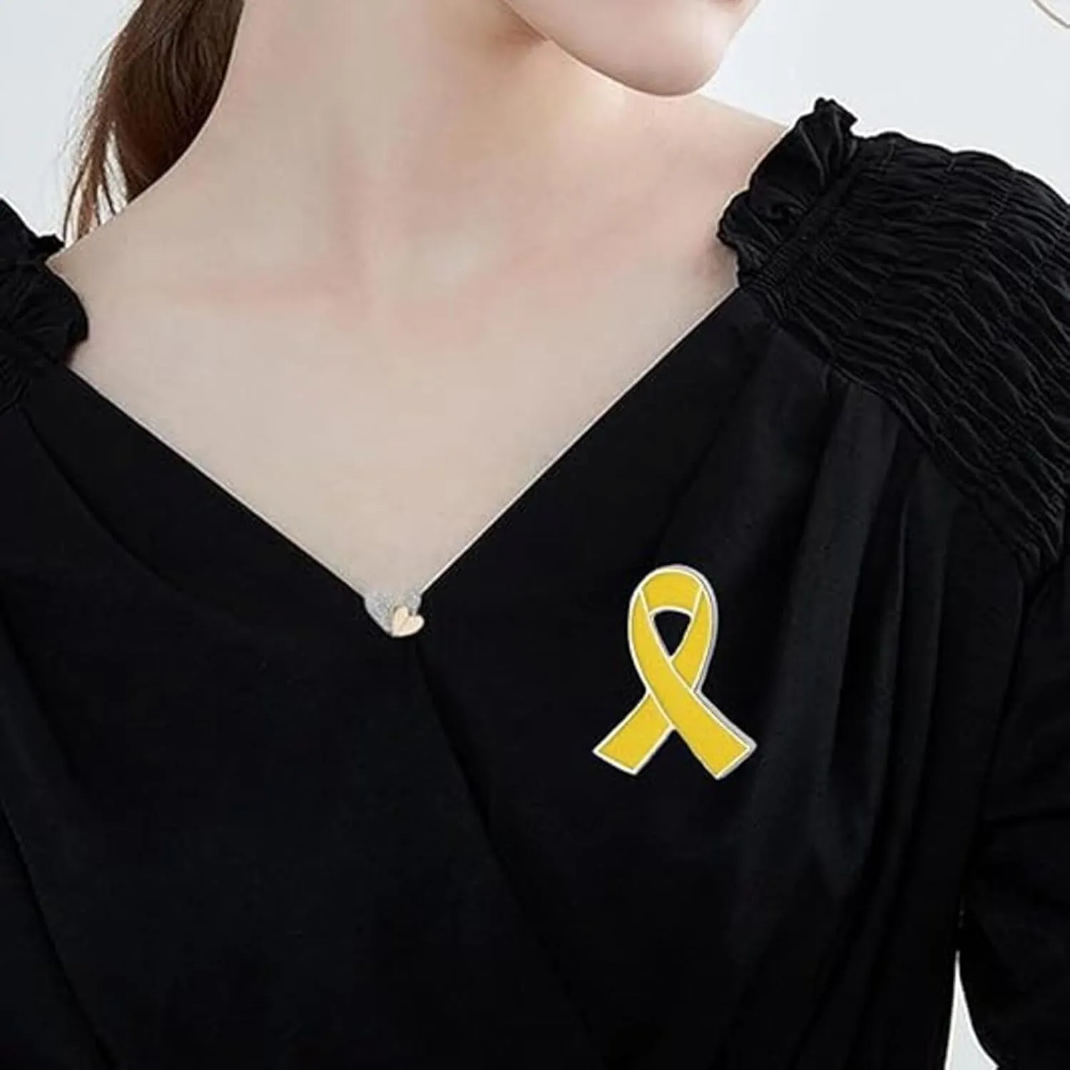 Yellow Ribbon Pin for Women Men Bring Them Home Pin Hostages Israel Ribbon Pin Enamel Lapel Pin Bulk Pins Charity Donation Event Accessorie Jewelry